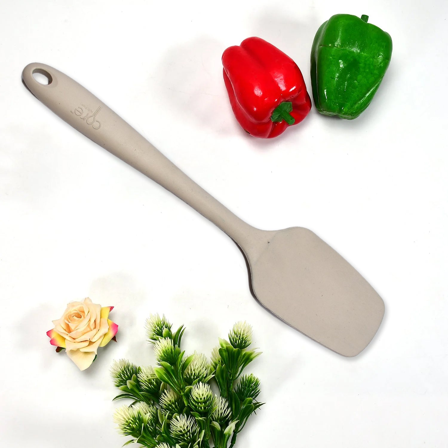 5390 Silicone Spatula Pro Large Rubber Spatula Silicone Heat Resistant 600°F Non-Stick Seamles Design Kitchen Use Spatula for Cooking Scraping Baking Scraper Stir Spoonula Grey DeoDap 5390 Silicone Spatula Pro Large Rubber Spatula Silicone Heat Resistant 600°F Non-Stick Seamles Design Kitchen Use Spatula for Cooking Scraping Baking Scraper Stir Spoonula Grey DeoDap